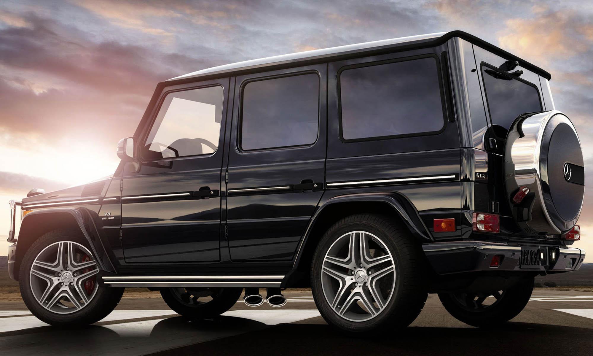 mercedes benz G-class SUV body parts fender grill and bumpers